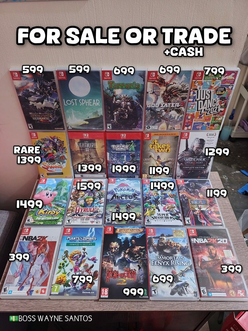 Nintendo Switch OLED Console Complete Accessories with 2 Digital Games (Category: Nintendo) located in Marikina City. Submitted by waynewayne2 (Listing ID 1470555747, Image 2). Description: FOR SALE OR TRADE +cash Pampanga meetup Jnt, lbc or lalamove sa malayo 09760568942 NINTENDO SWITCH OLED -Neon red & blue joycons -Good as brandnew, makinis! -Complete original accesories -w/2 digital games FREE! Monster hunter rise +sunbreak dlc Monster hunter