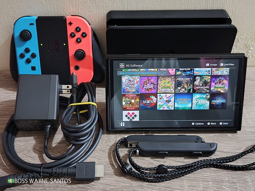 Nintendo Switch OLED Jailbreak 128GB with Games (Category: Nintendo) located in Marikina City. Submitted by waynewayne2 (Listing ID 1470555804, Image 3). Description: FOR SALE OR TRADE +cash Pampanga meetup Jnt, lbc or lalamove sa malayo 09760568942 Jailbreak 128gb Full of Games NINTENDO SWITCH OLED -Date of purchase Feb 27 2026 (siguradong bagong bago!) -Good as brandnew, pati accesories, puede sa maarte, puede ipang regalo -30 games installed -