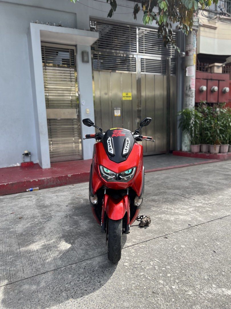 Nmax V2 2021 (Category: Motorbikes for Sale) located in Pasay City. Submitted by bryanmangaliag05 (Listing ID 1470364220, Image 2). Description: NMAX V2 2021 NON ABS Price: 85K NALANG‼️ Original OR CR Open Dos Registered 2027 May plaka from LTO 35K odo Color indicated Led tail light Saiyan series shock Makinis fairings Walang center stand pero may kabitan pa. Location: Pasay city leveriza Pickup Only.