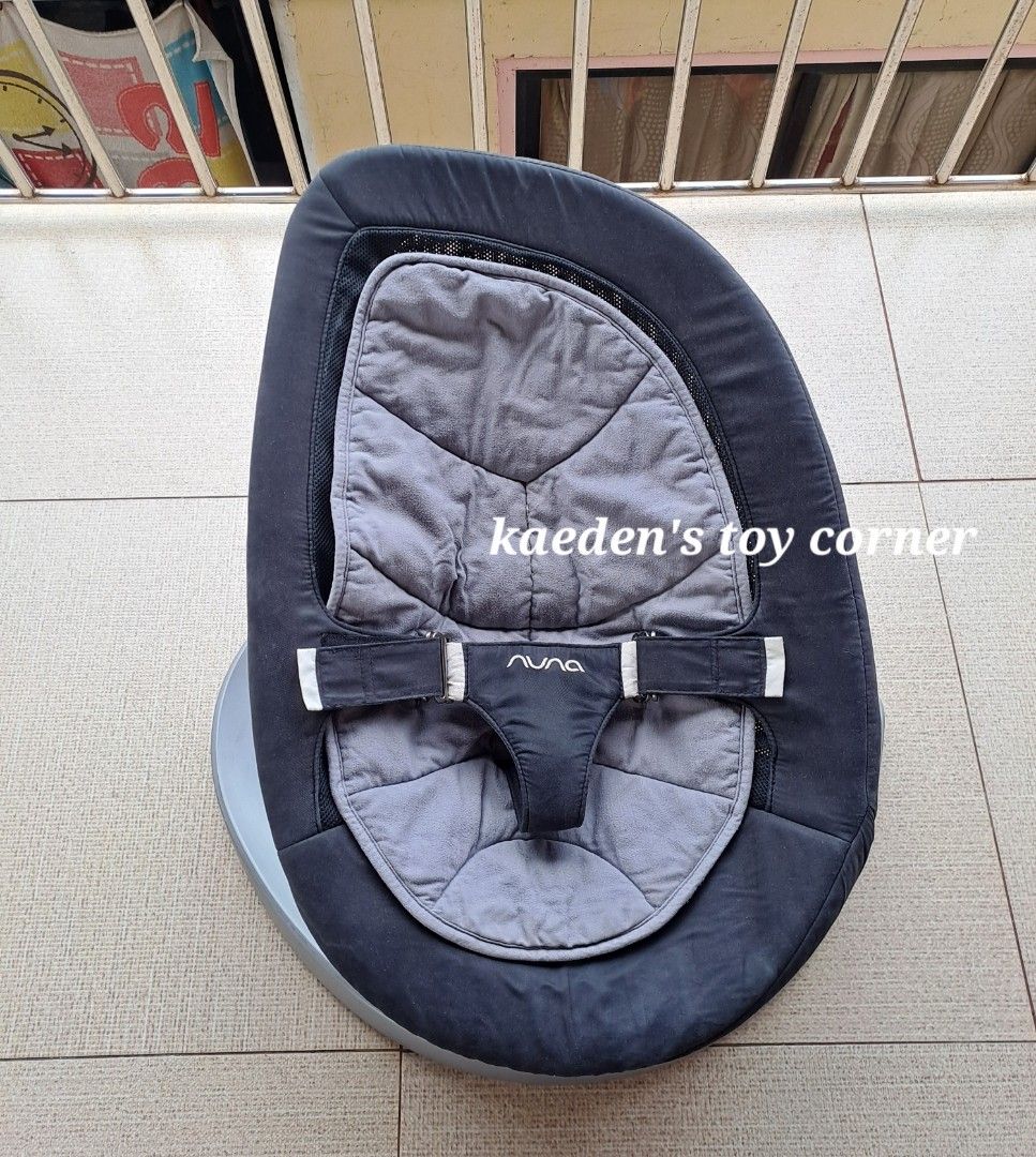 Nuna Leaf Grow (Category: Infant Playtime) located in Cebu City. Submitted by kaedenscebu (Listing ID 1470358263, Image 1). Description: Nuna leaf Grow Baby bouncer ▪︎Newborn up to 60kg ▪︎Motor free side to side away ▪︎High quality organic cotton ▪︎Removeable & washable insert ▪︎Solid base with a motion lock ▪︎Mesh backing to maintain airflow ▪︎Heavy metal base ▪︎Operate without battery ,cord or noise ▪︎Durable & High quality ▪︎Built with aluminu