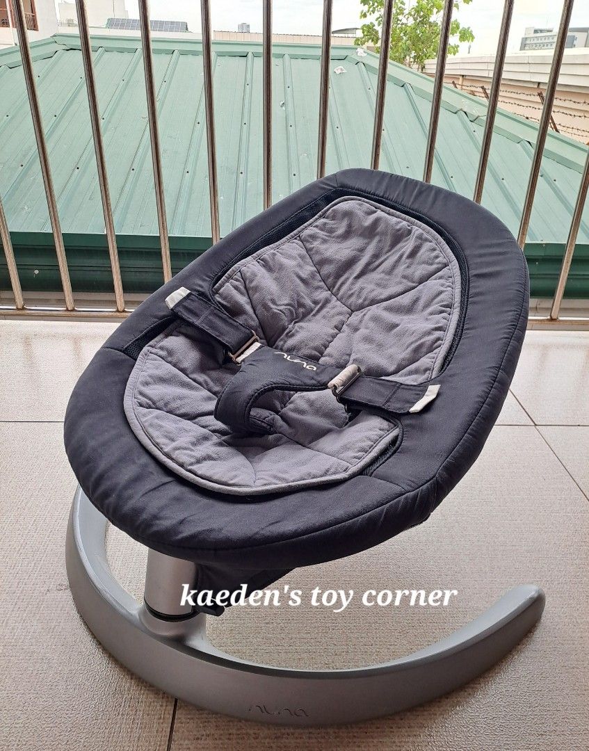 Nuna Leaf Grow (Category: Infant Playtime) located in Cebu City. Submitted by kaedenscebu (Listing ID 1470358263, Image 2). Description: Nuna leaf Grow Baby bouncer ▪︎Newborn up to 60kg ▪︎Motor free side to side away ▪︎High quality organic cotton ▪︎Removeable & washable insert ▪︎Solid base with a motion lock ▪︎Mesh backing to maintain airflow ▪︎Heavy metal base ▪︎Operate without battery ,cord or noise ▪︎Durable & High quality ▪︎Built with aluminu