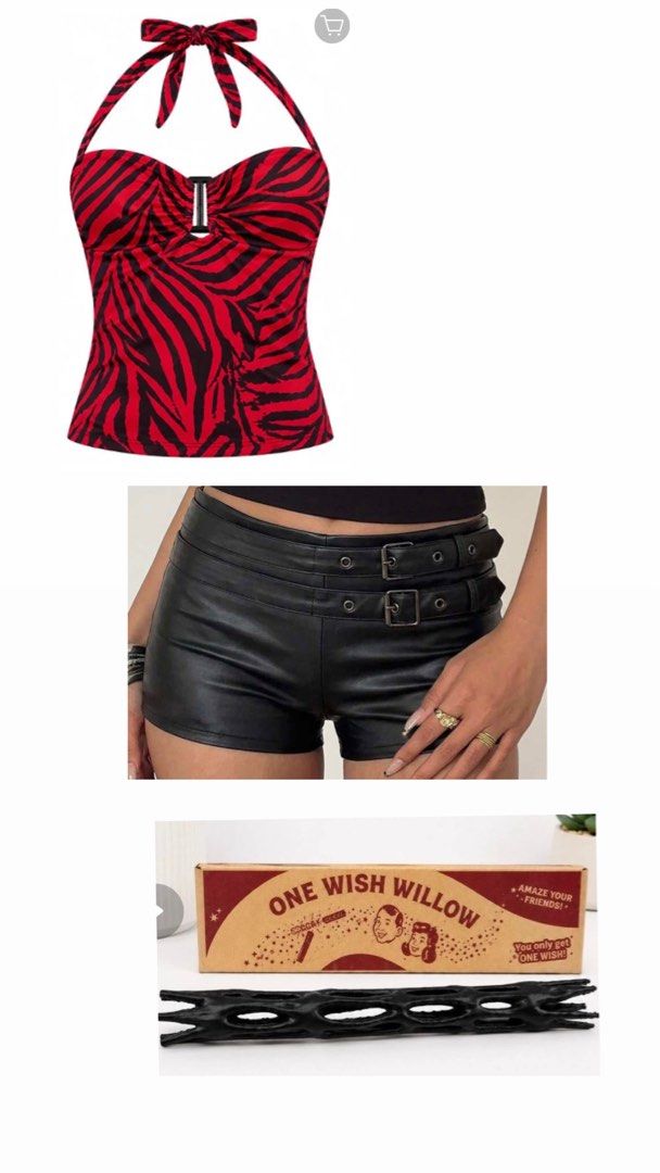 Obsession Nikki Freeman Costume (Category: Sets or Coordinates) located in Manila. Submitted by kreativelyph (Listing ID 1470421090, Image 1). Description: Top: XL (Bust: 37in , Length: 35in) Bottom: XL (Including One Wish Willow Stick) can be sold separately.