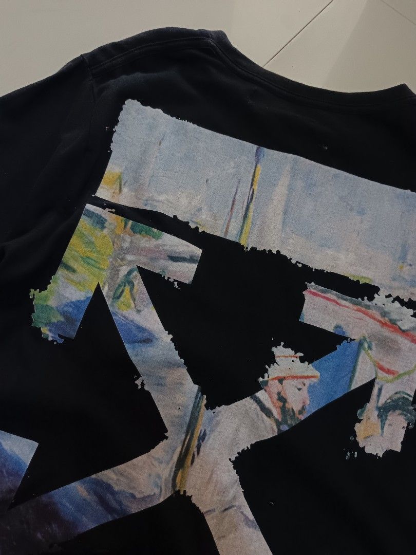 OFF WHITE (Category: Formal Shirts) located in Manila. Submitted by freedeer.dd6cce (Listing ID 1470356751, Image 3). Description: OFF WHITE WITH BACK HIT EXCELLENT CONDITION WOMEN'S MEDIUM TO LARGE SEMI FADE NECK BUT NOT TOTALLY FADE PHP 300.