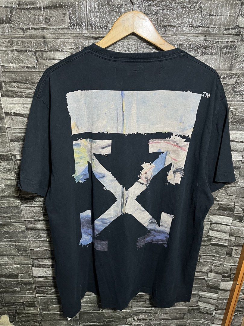 Off White Colored Arrow S/S Over Shirt (Category: Luxury Apparel) located in Manila. Submitted by flex_curation (Listing ID 1470349244, Image 3). Description: 25x31.5 IN VERY GOOD CONDITION BACOOR CAVITE LOC.