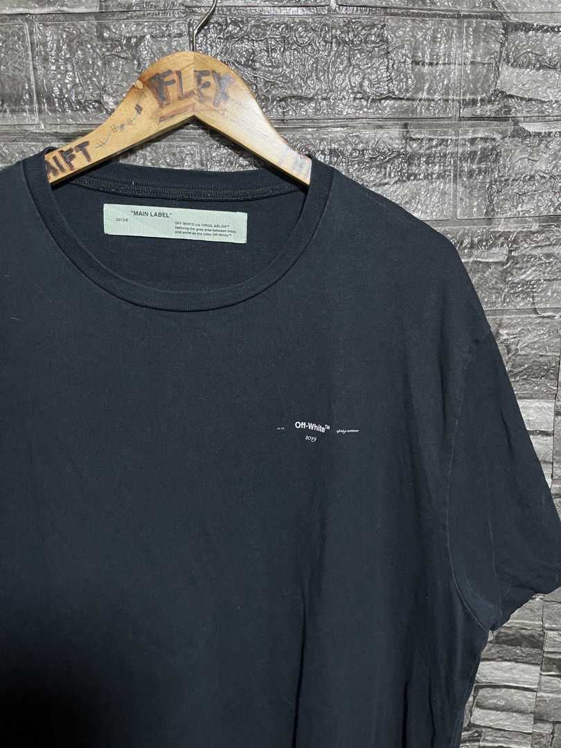 Off White Colored Arrow S/S Over Shirt (Category: Luxury Apparel) located in Manila. Submitted by flex_curation (Listing ID 1470349244, Image 2). Description: 25x31.5 IN VERY GOOD CONDITION BACOOR CAVITE LOC.