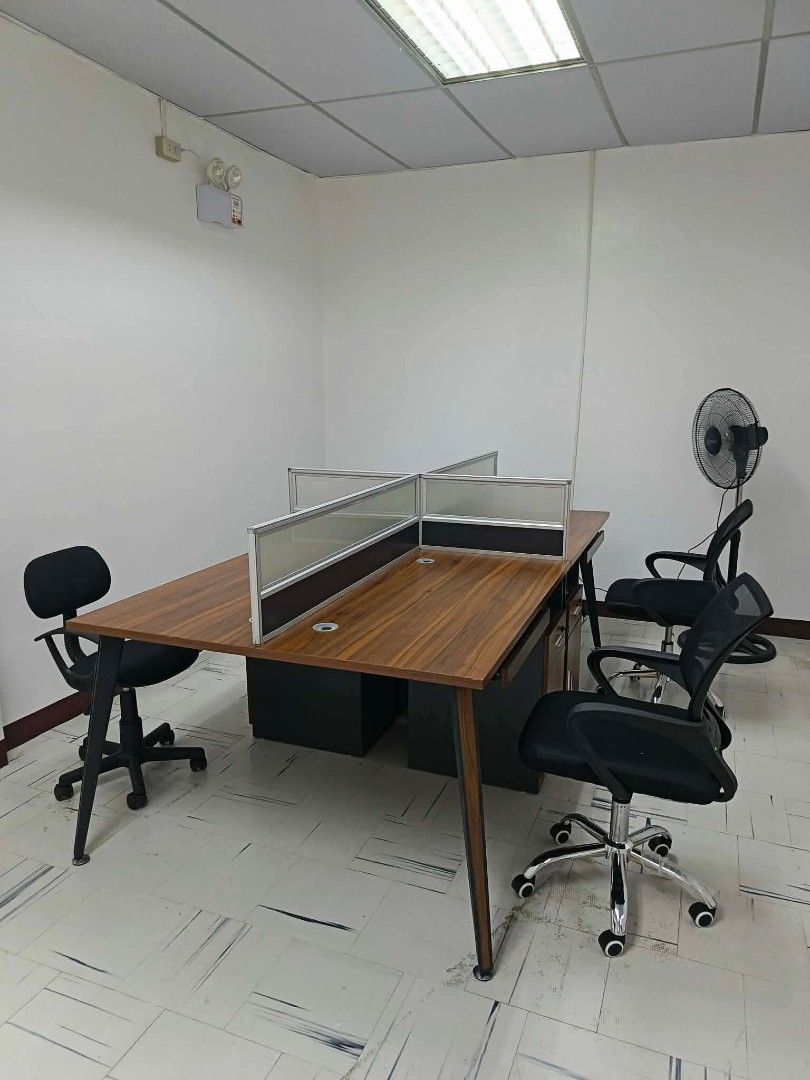 Office Table (Category: Office Furniture & Fixtures) located in Makati City. Submitted by 8sensesales (Listing ID 1470425686, Image 1). Description: Offixmce table for 4 staff.