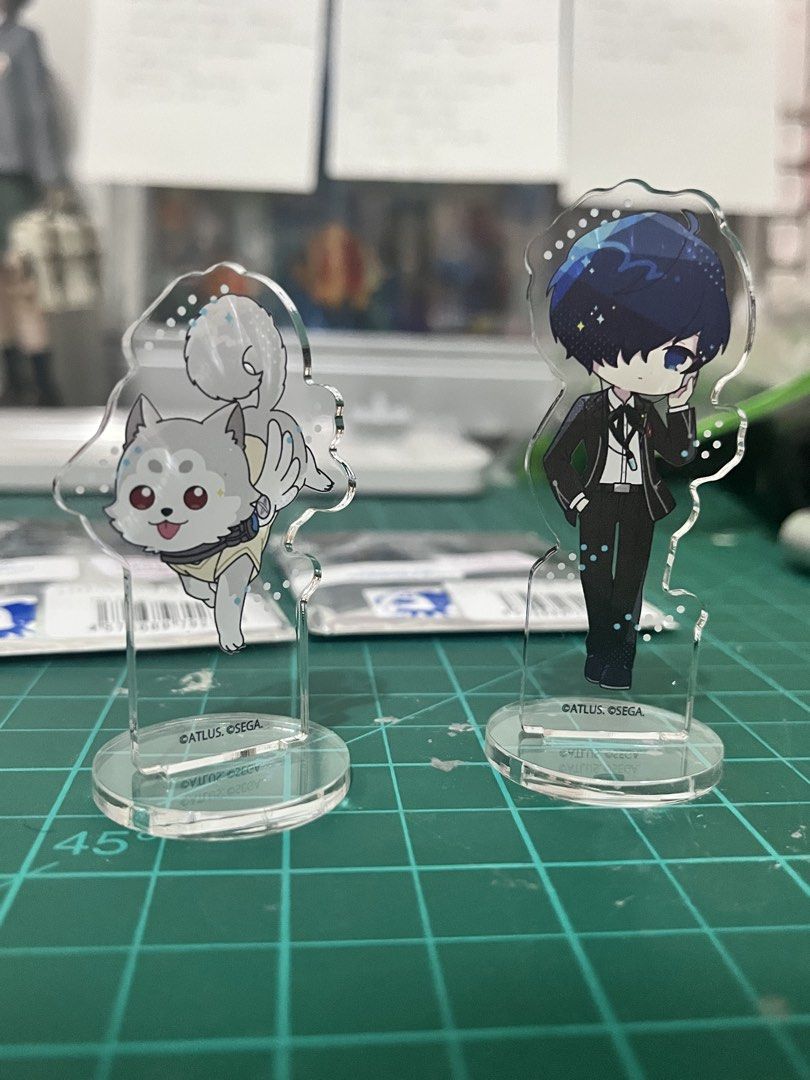 Official Persona 3 Acrylic Stand (Category: Character Goods) located in Pasig City. Submitted by ketcatket (Listing ID 1470508279, Image 1). Description: - Official Persona 3 30th Anniversary merchandise - Makoto Yuki and Koromaru only - Pulled from blind packs and assembled strictly for photos only (Bought for 488PHP each) - Will sell for 100 each - Negotiable and can trade for Aragaki Shinjiro Acrylic Stand - SDD from Pasig.