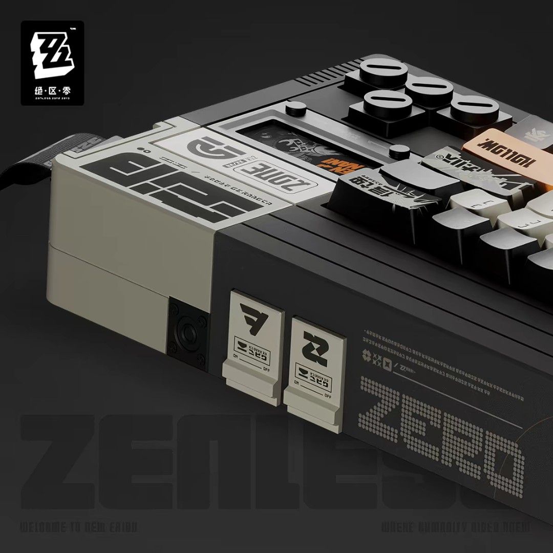 Official Zenless Zone Zero Tidal Noise Keyboard (Category: Computer Keyboard) located in General Mariano Alvarez. Submitted by eiimei (Listing ID 1470450463, Image 3). Description: no f keys 💀.