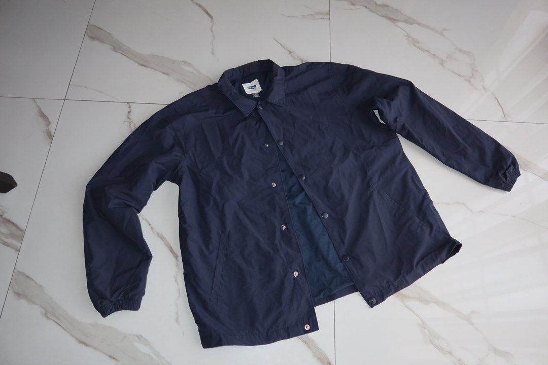 Old Navy coach jacket (Category: Coats, Jackets and Outerwear) located in Angeles City. Submitted by gwopchoo (Listing ID 1470472223, Image 1). Description: Color rate: Excellent Dimes: Width: 24.5 | Length: 30 Negotiable Meetups around Pampanga.