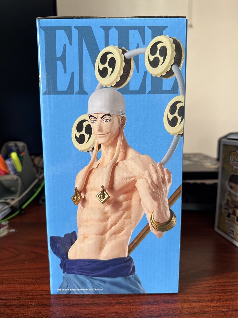 One Piece Enel Masterlise Figure (Category: Figurines & Statues) located in San Pedro. Submitted by anyalikesshoujo (Listing ID 1470409185, Image 3). Description: Sealed and unopened, got this as a prize from a kuji. .