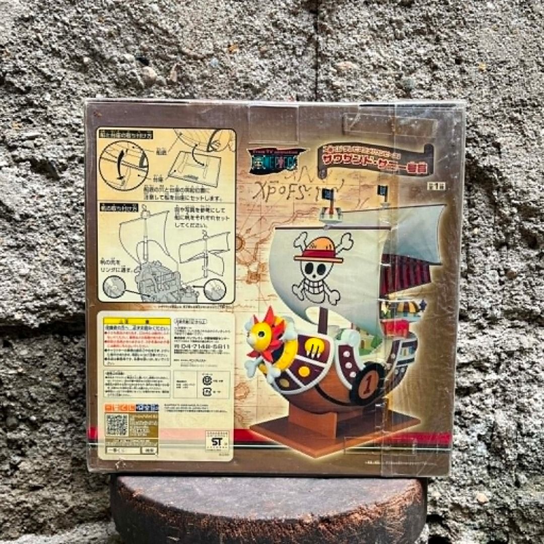 One Piece Thousand Sunny Ship Model Figure (Category: Figurines & Statues) located in Cebu City. Submitted by islanevaeh85 (Listing ID 1470458947, Image 3). Description: - Authentic One Piece Thousand Sunny ship model figure - Brand new and factory sealed in original box - Features detailed lion figurehead, sails, and display stand - Perfect collectible piece for anime fans and hobbyists - Carefully packed for secure shipping across the Philippin