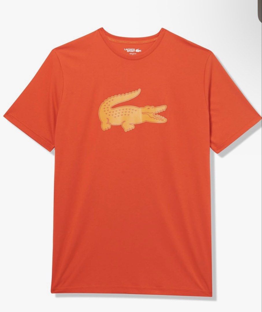 Original Lacoste Big Logo (Category: Tshirts & Polo Shirts ) located in Davao. Submitted by mydearest20 (Listing ID 1470507039, Image 3). Description: Original lacoste big logo red orange Men size 3-S can fit to women upto Small/Medium. /semi large .