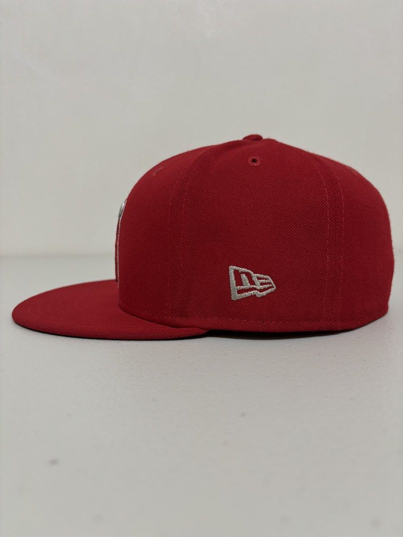 Original New Era Close Cap 💯 (Category: Caps & Hats) located in Tarlac. Submitted by outsource.psg (Listing ID 1470374282, Image 3). Description: Original New Era Close Cap 💯 LA Angels (Official On-Field Cap) Size: 7 1/8 Excellent to New (Pogi sa personal) P1350 + SF Dm Sure Buyer ❤️ .