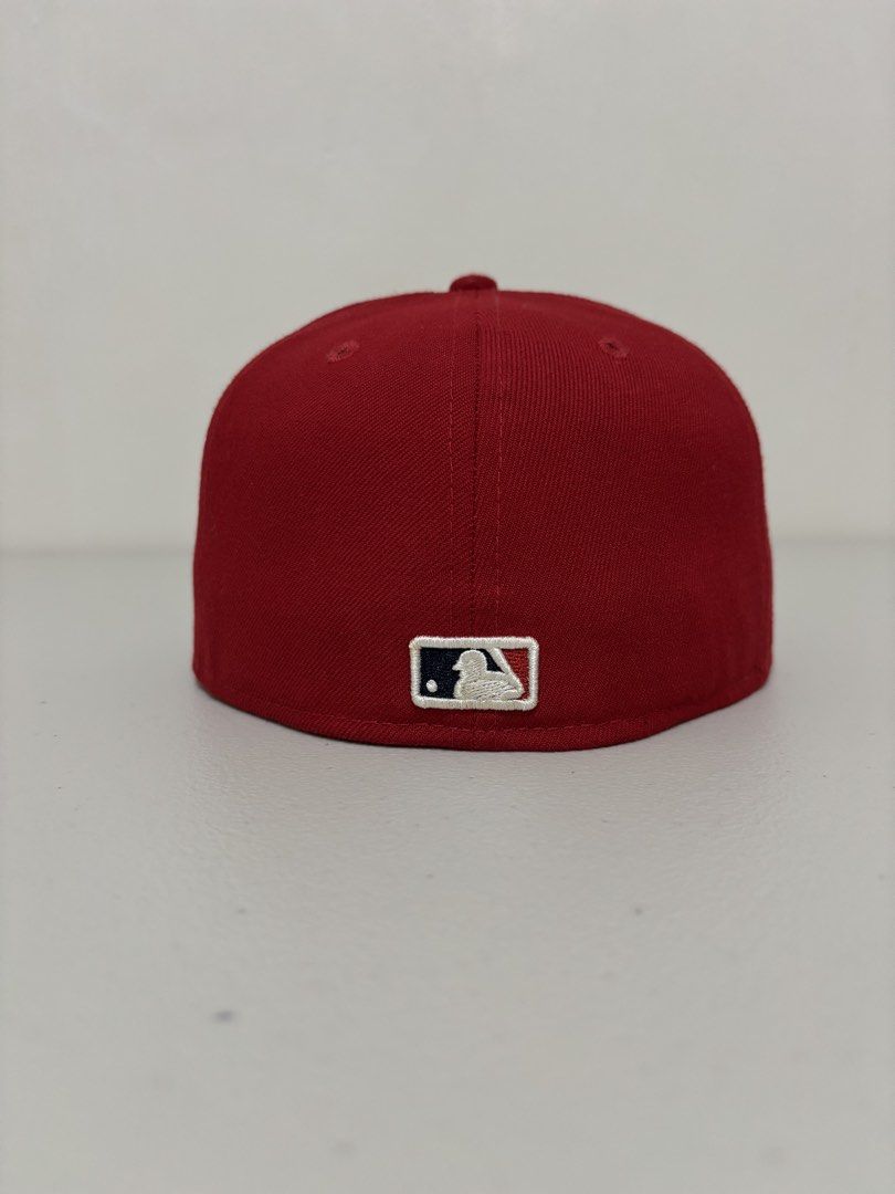 Original New Era Close Cap 💯 (Category: Caps & Hats) located in Tarlac. Submitted by outsource.psg (Listing ID 1470374282, Image 2). Description: Original New Era Close Cap 💯 LA Angels (Official On-Field Cap) Size: 7 1/8 Excellent to New (Pogi sa personal) P1350 + SF Dm Sure Buyer ❤️ .
