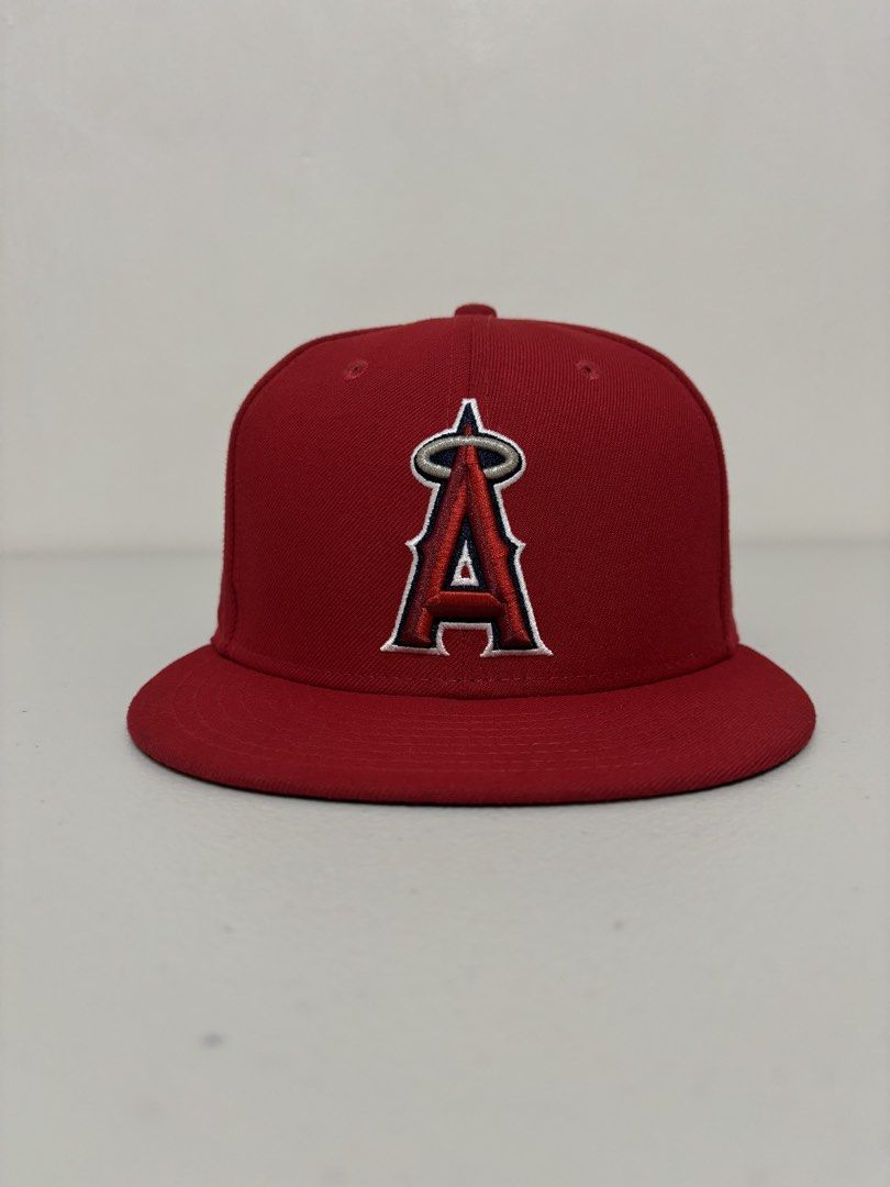 Original New Era Close Cap 💯 (Category: Caps & Hats) located in Tarlac. Submitted by outsource.psg (Listing ID 1470374282, Image 1). Description: Original New Era Close Cap 💯 LA Angels (Official On-Field Cap) Size: 7 1/8 Excellent to New (Pogi sa personal) P1350 + SF Dm Sure Buyer ❤️ .