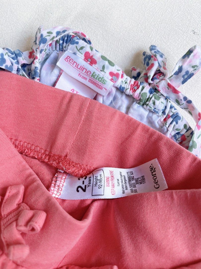 Oshkosh & George 🇬🇧 set 2-3 Y (Category: Babies & Kids Fashion) located in Bayombong. Submitted by whimsystuff (Listing ID 1470409522, Image 3). Description: 0 shk 0sh top & George 🇬🇧 shorts top runs small - both best fits 2-3 Y Brand new set P 350.