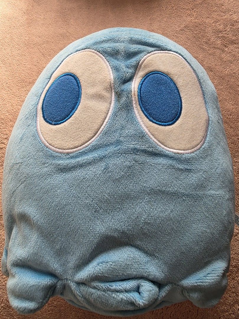Pacman Inky Plush (Category: Plushies & Soft Toys) located in Manila. Submitted by animestuffsshop (Listing ID 1470349802, Image 1). Description: Pacman Inky Plush - Official - WYSIWYG MOD: JNT, LBC COP, Lalamove MOP: GCASH.