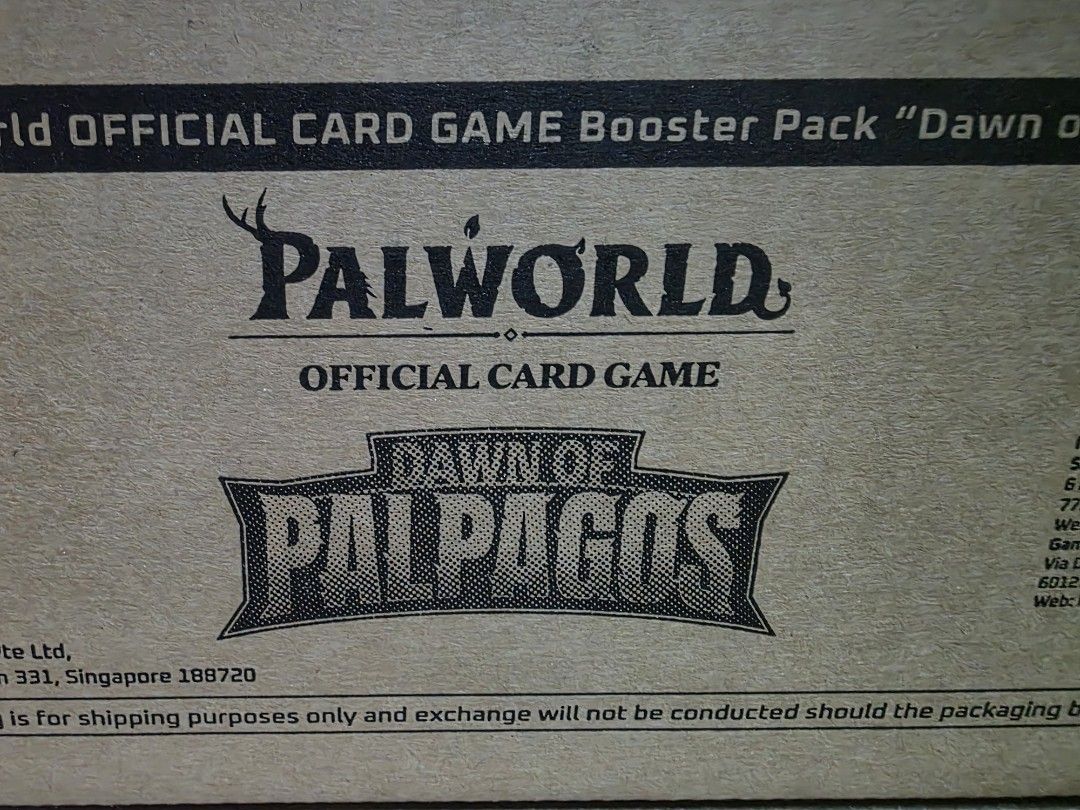 Type Wheel Coverage Pokemon Palworld dawn of palpagos first edition case, Toys & Collectibles ...