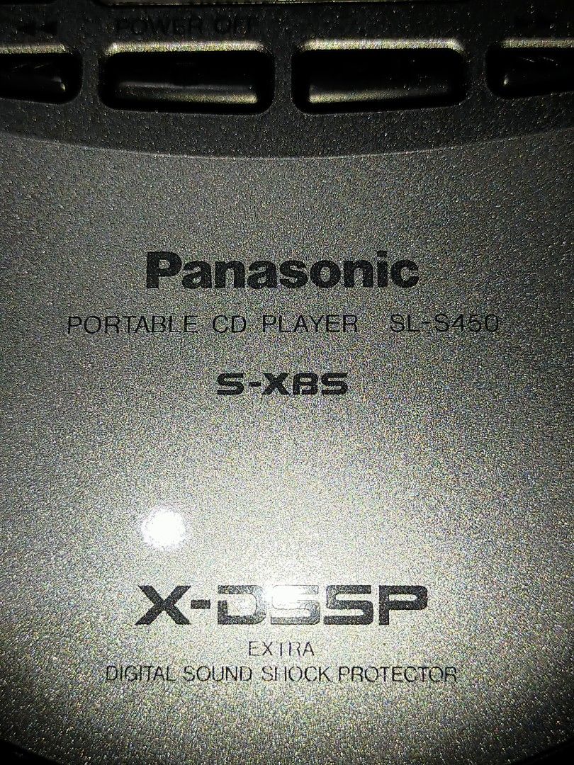 PANASONIC Discman (Category: Portable Music Players) located in Manila. Submitted by elilee_80 (Listing ID 1470451372, Image 3). Description: FOR SALE! PANASONIC SL-S450 Portable CD Player (Compact DiscMAN) S-XBS / X-DSSP With ANTI-SHOCK Protection X-DSSP EXTRA BASS System MASH 1-Bit DA MINT CONDTION! FULLY WORKING Walang trace ng corrosion damage AA Battery Operated ISSUE: WALANG ISSUE Imported from japan In Verygood Working Condition AS-IS! 2,5