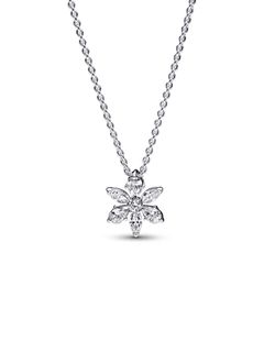 Pandora Sparkling Herbarium Cluster Drop Collier Necklace, Women's ...