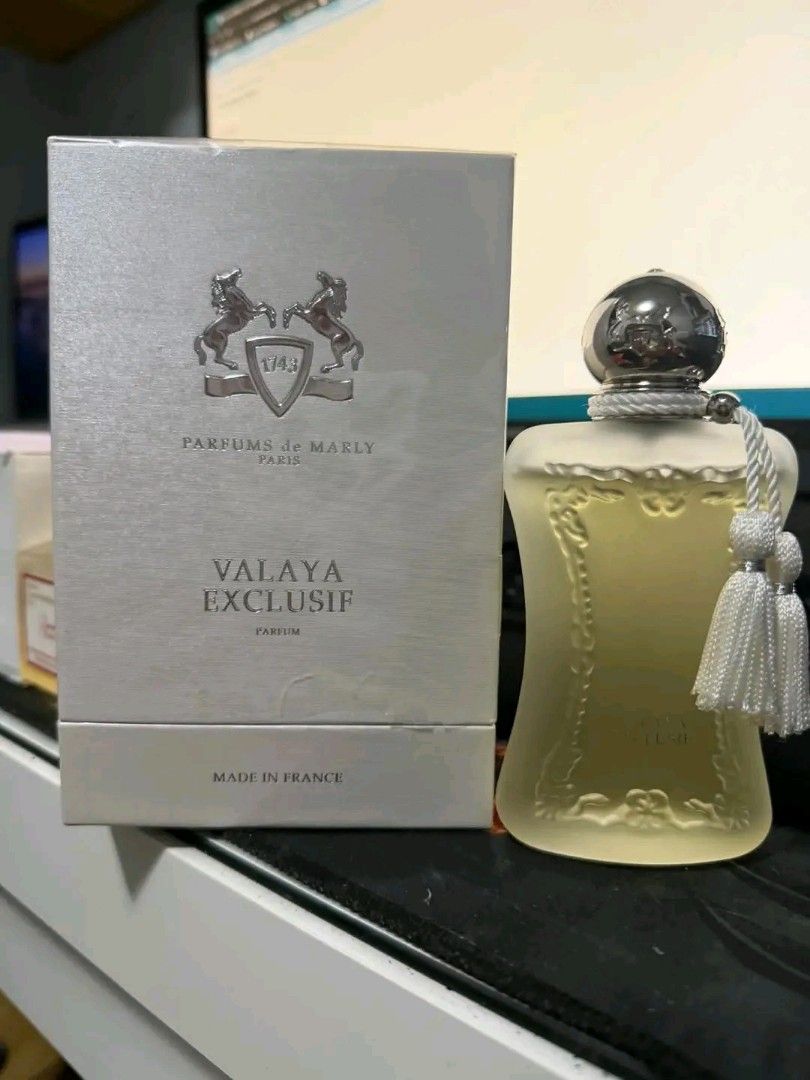 Parfums de marly valaya exclusif 75ml authentic (Category: Fragrance & Deodorants) located in Las Pinas. Submitted by yvonnemacar (Listing ID 1470496178, Image 1). Description: authentic remaining juice 65ml selling price is fixed meet ups las pinas shipping also available .