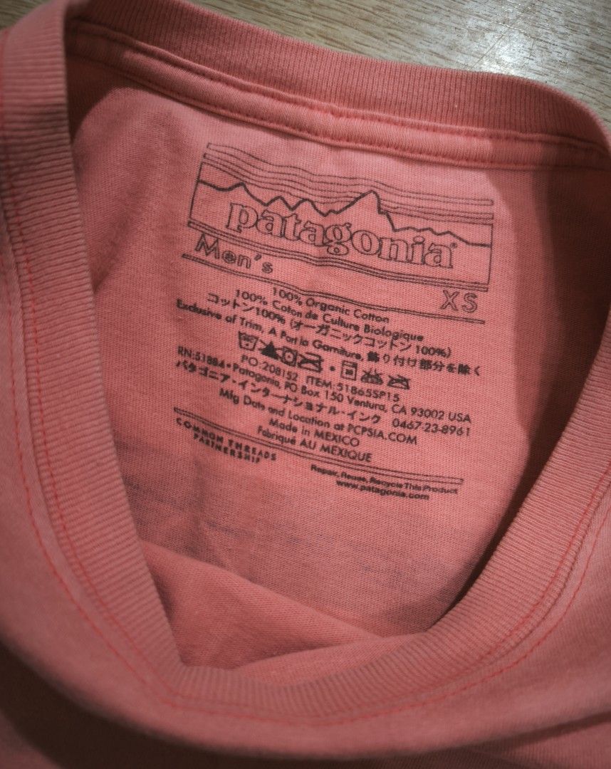 Patagonia shirt (Category: Tshirts & Polo Shirts ) located in Manila. Submitted by wearforce (Listing ID 1470496732, Image 3). Description: Patagonia shirt color: peach fit: S-M color rate 9/10 in good condition 400 + sf.