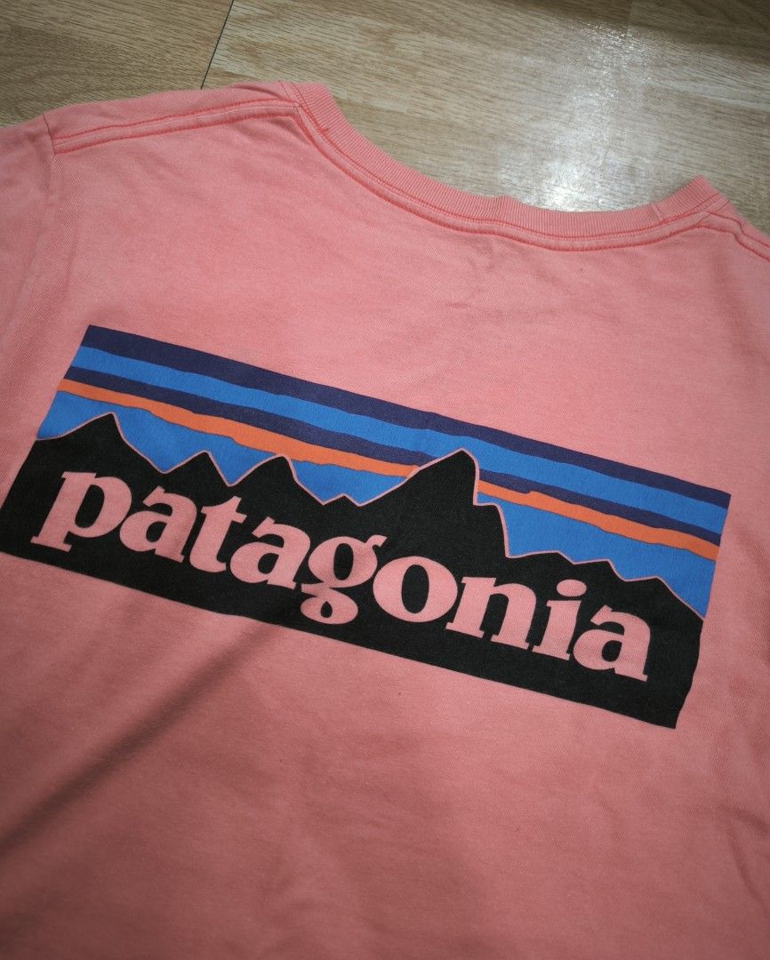Patagonia shirt (Category: Tshirts & Polo Shirts ) located in Manila. Submitted by wearforce (Listing ID 1470496732, Image 1). Description: Patagonia shirt color: peach fit: S-M color rate 9/10 in good condition 400 + sf.