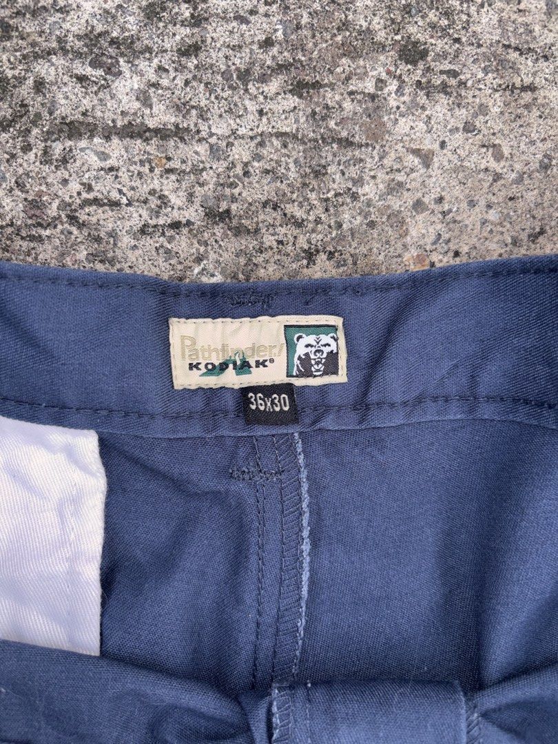 Pathfinder Kodiak Blue Work Pants Size 36x30 (Category: Jeans) located in Polomolok. Submitted by rrthrift (Listing ID 1470503898, Image 3). Description: - Brand: Pathfinder Kodiak - Style: Classic utility work pants - Color: Solid blue - Size: 36 x 30 - Features: Standard pockets and belt loops - Condition: Clean, sturdy fabric with no tears or heavy fading - Ideal for: Daily work and casual wear.