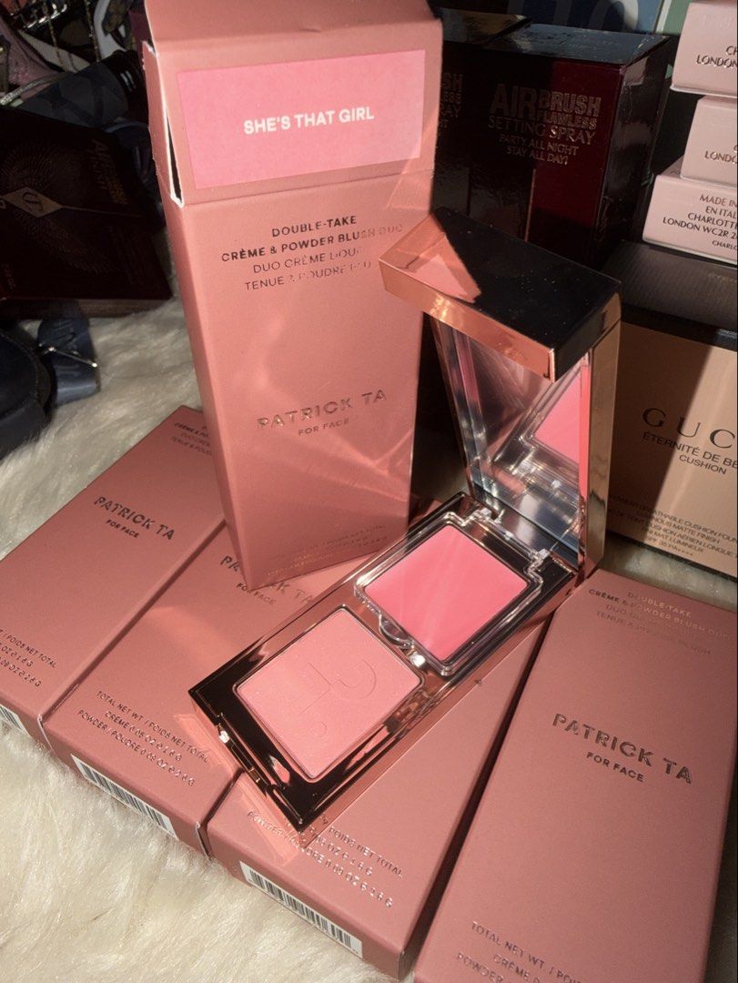 PATRICK TA Major Headlines Double-Take Creme & Powder Blush (Category: Makeup) located in Las Pinas. Submitted by mystic_tragicallychic (Listing ID 1470480524, Image 2). Description: PATRICK TA Major Headlines Double-Take Creme & Powder Blush Shade: She’s That Girl SRP: 2,800 Sale: 2,000.