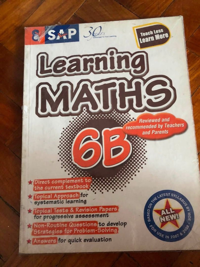 [PB] Grade 6 - Learning MATHS 6B textbook workbook (Category: Assessment Books) located in San Juan City. Submitted by ttanmien (Listing ID 1470420282, Image 2). Description: ⚜️✨⚜️✨⚜️✨⚜️✨⚜️✨⚜️ 💁🏻‍♀️SELLING PRICE: ₱100 Original Price: Around ₱350~₱400 💁🏻‍♀️Book Genre: NonFiction, Children's Nonfiction, Workbook/Assessment, Educational Activity Book, Early Childhood Education (ECE) 💁🏻‍♀️Book insight: Key Features • Syllabus Match: Acts as a d