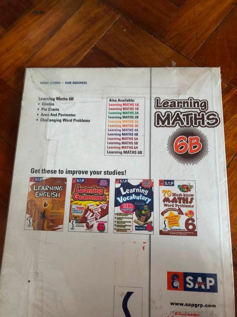 [PB] Grade 6 - Learning MATHS 6B textbook workbook (Category: Assessment Books) located in San Juan City. Submitted by ttanmien (Listing ID 1470420282, Image 3). Description: ⚜️✨⚜️✨⚜️✨⚜️✨⚜️✨⚜️ 💁🏻‍♀️SELLING PRICE: ₱100 Original Price: Around ₱350~₱400 💁🏻‍♀️Book Genre: NonFiction, Children's Nonfiction, Workbook/Assessment, Educational Activity Book, Early Childhood Education (ECE) 💁🏻‍♀️Book insight: Key Features • Syllabus Match: Acts as a d