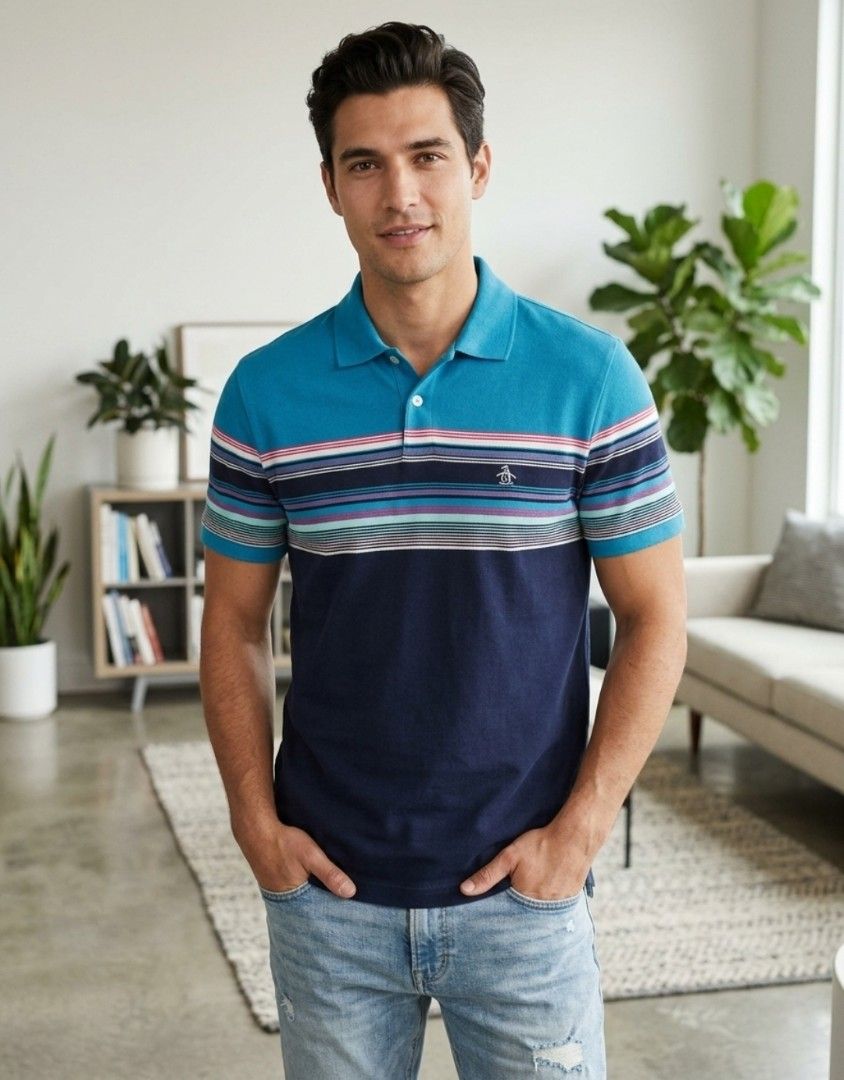 Penguin Poloshirt for Men (Category: Tshirts & Polo Shirts ) located in Las Pinas. Submitted by happyfindstuff4u (Listing ID 1470502896, Image 1). Description: Used once for fitting only Tag removed No issue Size EU/US Regular Fit Not ukay.