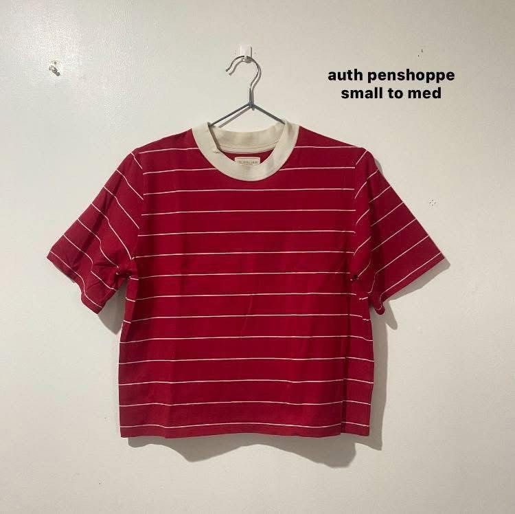 Penshoppe Red Stripe (Category: Shirts) located in Binan City. Submitted by mypreloved_haul (Listing ID 1470378446, Image 2). Description: Fits xs to med, last price posted! .