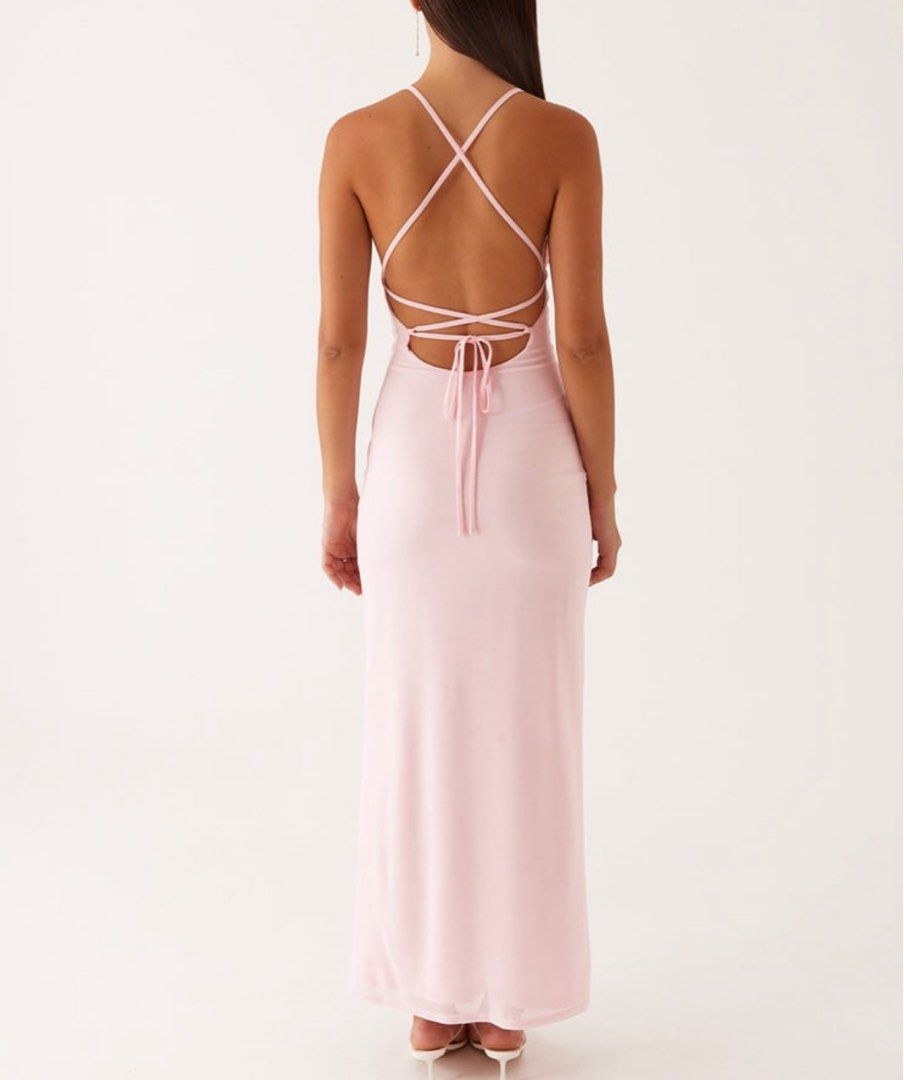 Peppermayo Beki Beaded Maxi Dress (Category: Dresses) located in Makati City. Submitted by piasab_ (Listing ID 1470414628, Image 2). Description: used once snatches your waist nicely dm for when worn.