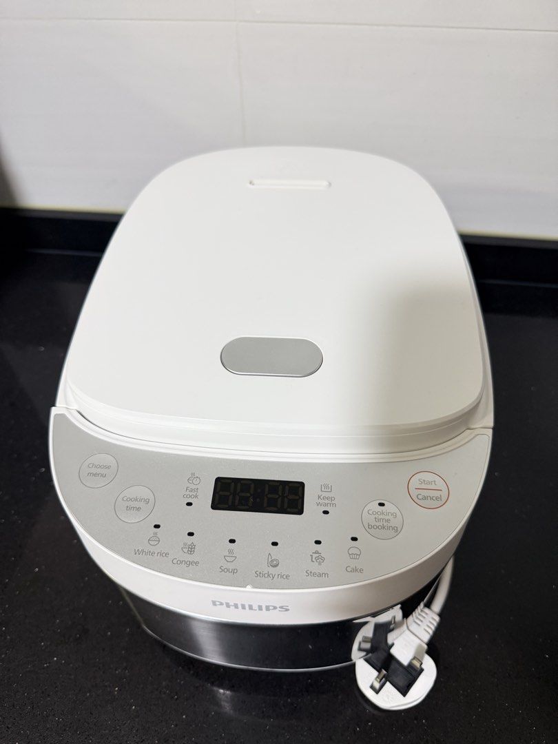 Is Rice Cooker Health Philips digital rice cooker white, TV & Home Appliances, Kitchen ...