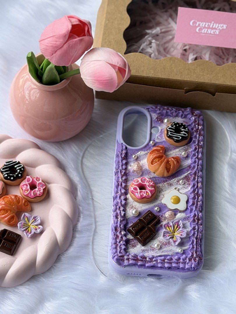 Phone Charm Case (Category: Cases & Sleeves) located in Manila. Submitted by geezaam (Listing ID 1470385225, Image 3). Description: 💖 Selling Custom Phone Charm Cases! 📱✨ Cute, personalized, and made just for you! 🥰 ✨ Available for ANY phone model 🎀 Customize it with your favorite charms! 📩 PM me if you’re interested! Thank you so much! 💕 🚚 Delivery: Lalamove / J&T 💸 Payment: Gcash/Maribank (PAYO) Location: Pasig/Taytay .