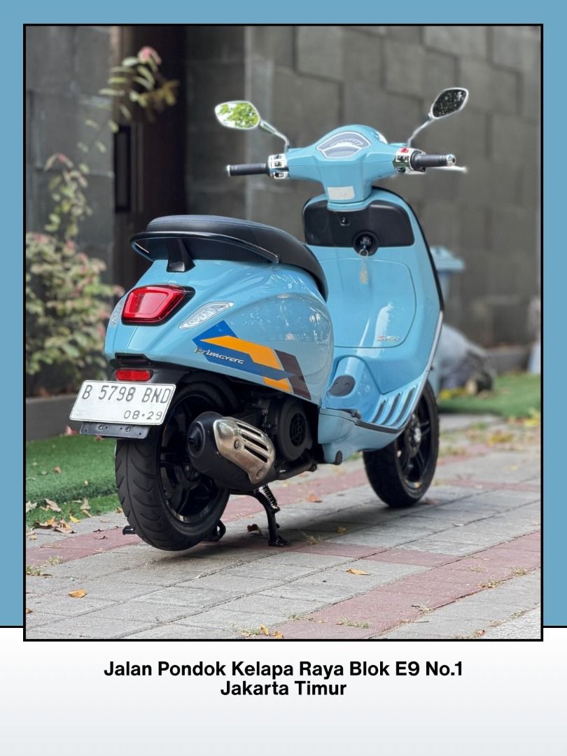 PIAGGIO VESPA PRIMAVERA S150 ABS NEW MODEL TAHUN 2024 WARNA BLUE CAPRI ...
