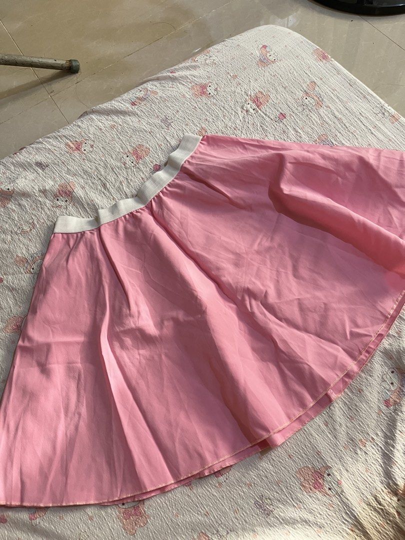 Pink Garterized Mini Skirt (Category: Skirts) located in Cabanatuan. Submitted by winx_closeth (Listing ID 1470428898, Image 1). Description: Thin fabric, but not see through.