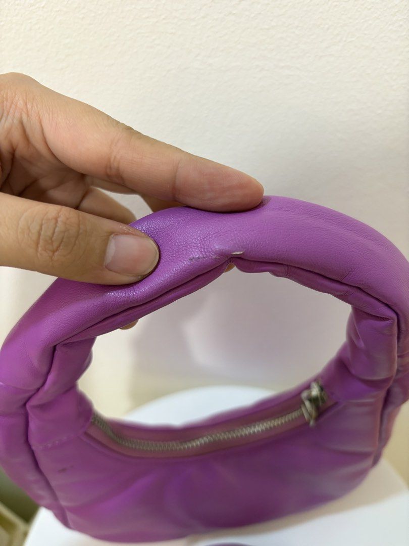 Pink Mini Hobo With strap crossbody (Category: Luxury Bags & Wallets) located in Manila. Submitted by lucky.macherie (Listing ID 1470442982, Image 3). Description: Unused but stored MAAG brand (russian local brand) See photos for details Maliit lang to but fits promax.