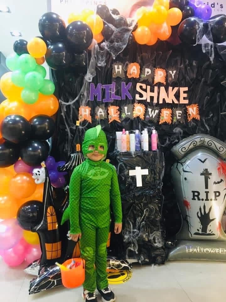 Pj Mask Gecko Costume 🦎 (Category: Babies & Kids Fashion) located in Manila. Submitted by kirsnazaaa30712 (Listing ID 1470471199, Image 1). Description: used once pinangtrick or treat lang sa sm .