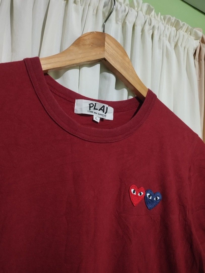 Play cdg double logo authentic (Category: Shirts) located in Alaminos. Submitted by stafits4youuu (Listing ID 1470357840, Image 2). Description: authentic good as new small to medium good fittings.