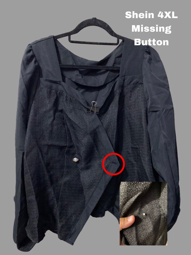 PLUS SIZE CROP LONGSLEEVES OUTERWEAR 4XL (Category: Others Tops) located in Caloocan City. Submitted by kayekimnew (Listing ID 1470535027, Image 1). Description: It’s declutter time! ✨TRUE PLUS SIZE✨ Missing button 📌 Size are approx 📌 Shipping via J&T only 📌 Payment via Maribank Comment or Message ✨MINE✨ Other details in the photo WHAT YOU SEE IS WHAT YOU GET NO LOWBALLING IF YOU’RE A SENSITIVE BUYER PLEASE DO NOT PUSHTHROUGH PRICE DOES NOT IN