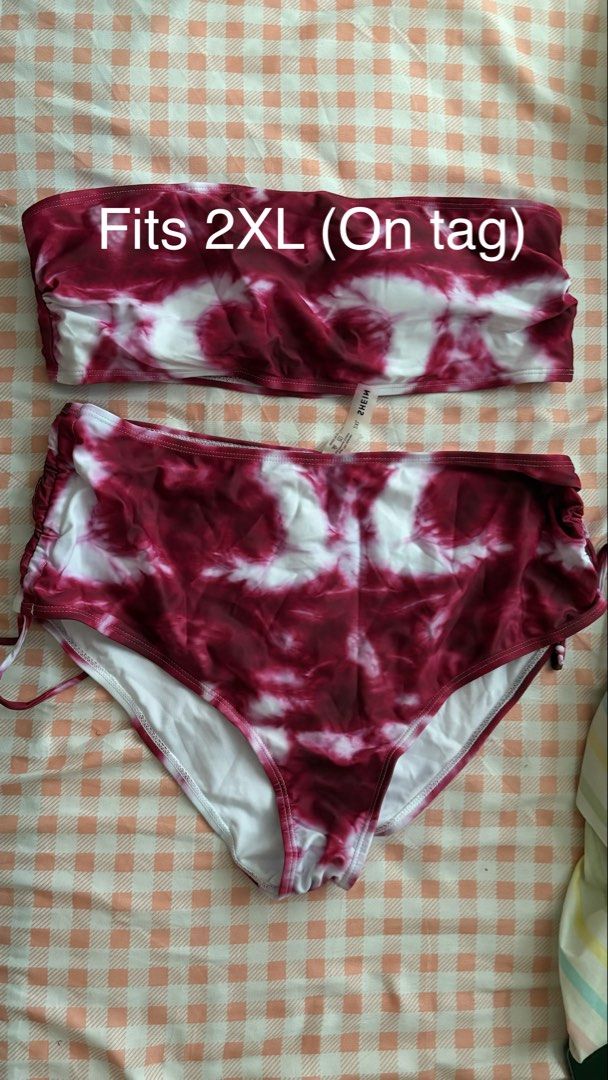 Plus Size Swimsuits/Bikinis (Category: Bikinis & Swimsuits) located in Manila. Submitted by mumofelza (Listing ID 1470432432, Image 2). Description: Plus Size Swimsuits (2xl, 4xl) See photos for sizes. Price: 250 each, 600 for take all. Condition: Never used, natambak lang. RFS: Decluttering Loc: Mandaluyong .