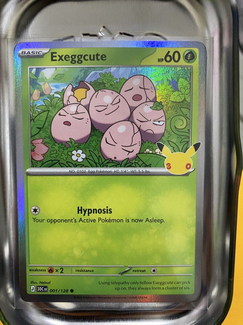 Pokemon 30th Anniversary Grass Common Cards (Category: Raw Singles) located in Manila. Submitted by map.b. (Listing ID 1470473912, Image 1). Description: Exeggcute - 10 php | 2 pcs available Tropius- 7 php | 2 pcs available Vivilion- 15 php | 1 pc available .