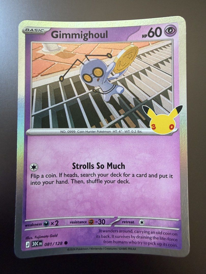 Pokemon Card: Holo Rare [30th Celebration] Part 4, Toys & Collectibles ...