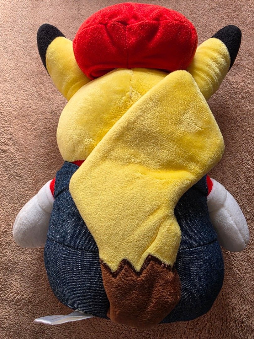 Pokemon Center Mario Pikachu Plush (Category: Plushies & Soft Toys) located in Manila. Submitted by animestuffsshop (Listing ID 1470349877, Image 2). Description: Pokemon Center Mario Pikachu Plush - WYSIWYG MOD: JNT, LBC COP, Lalamove MOP: GCASH.