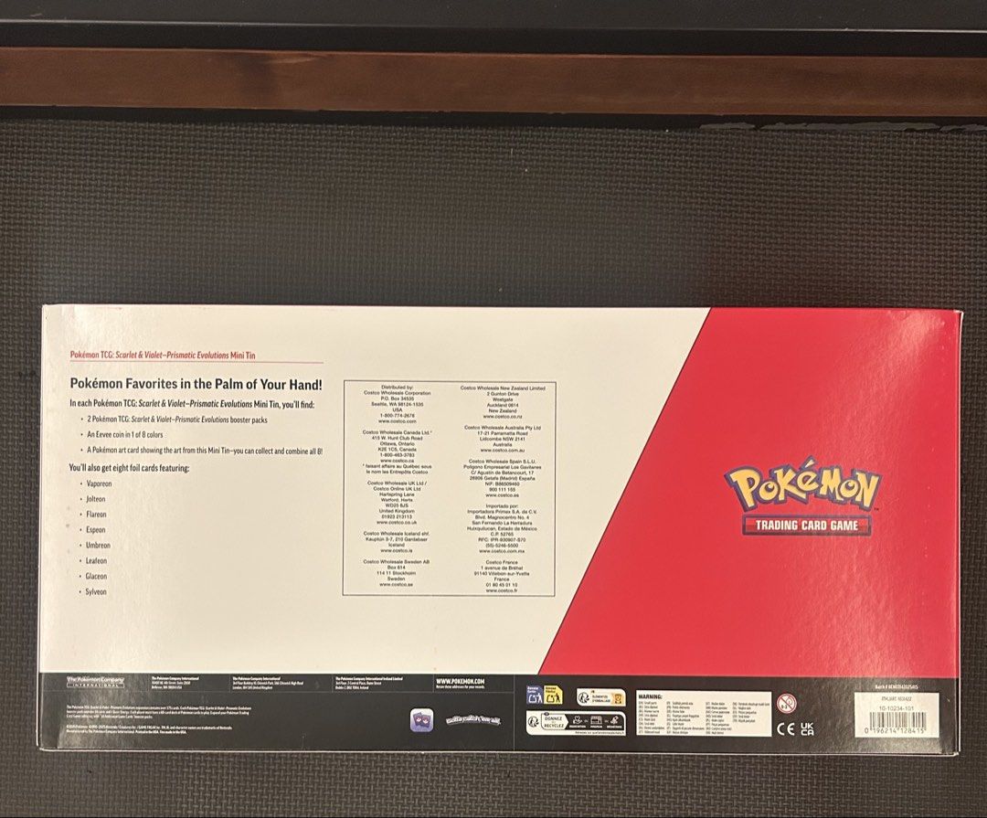Pokemon Prismatic Tins (Category: Card Boxes & Cases) located in Manila. Submitted by raffri (Listing ID 1470444785, Image 2). Description: Bulk Orders Avail .