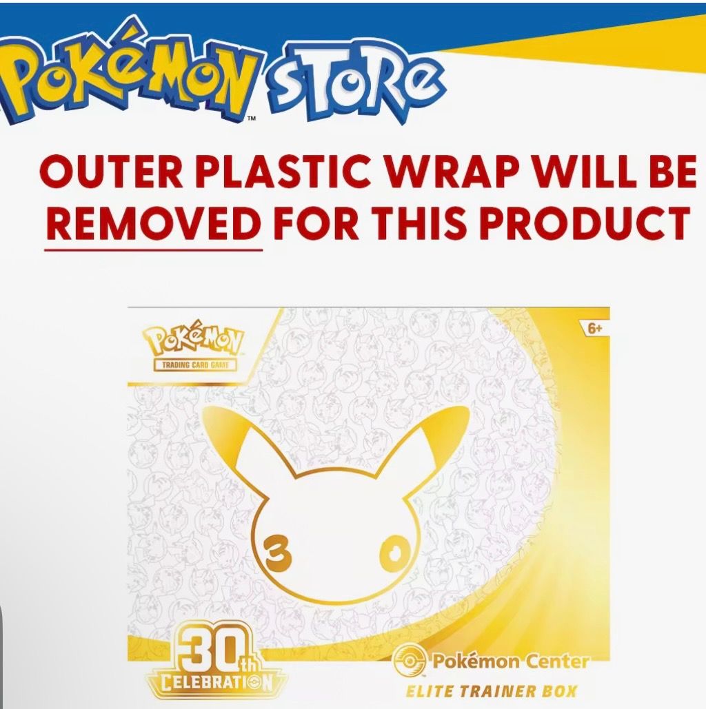 Pokémon Center 30th Anniversary ETB PC, Toys & Collectibles, Trading ...
