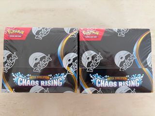 Sealed pokemon me4 chaos rising booster box case, Toys & Collectibles ...