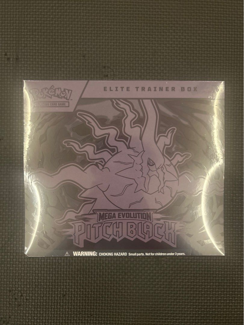 Pokémon Mega Evolution Pitch Black Elite Trainer Box (ETB) English (Category: Card Boxes & Cases) located in Manila. Submitted by raffri (Listing ID 1470446614, Image 1). Description: .